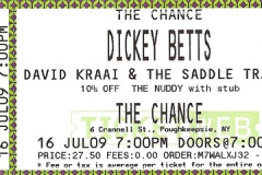 July 16, 2009 Ticket Stub